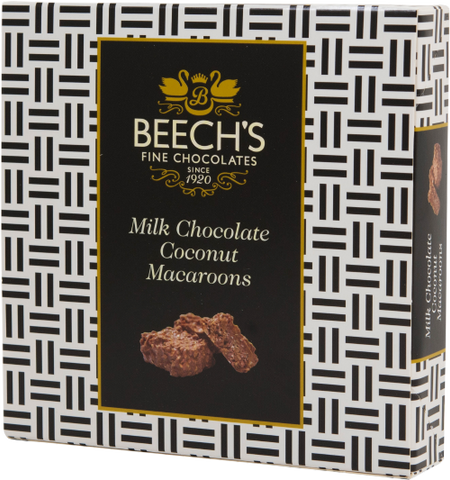 BEECH'S Milk Chocolate Coconut Macaroons 90g (Pack of 12)