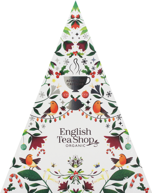 ENGLISH TEA SHOP Triangle Advent Calendar - 25 Sachets 50g (Pack of 6)