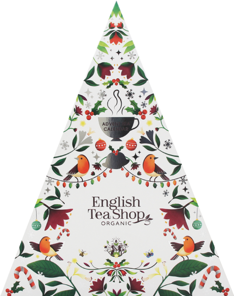 ENGLISH TEA SHOP Triangle Advent Calendar - 25 Sachets 50g (Pack of 6)