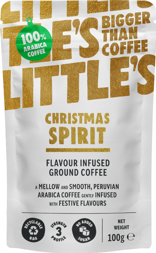 LITTLE'S Christmas Spirit Ground Coffee 100g (Pack of 6)