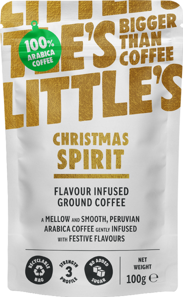 LITTLE'S Christmas Spirit Ground Coffee 100g (Pack of 6)