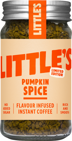 LITTLE'S Pumpkin Spice Flavour Instant Coffee 50g (Pack of 6)