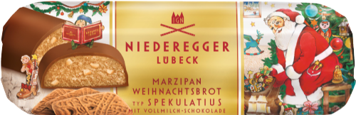 NIEDEREGGER Marzipan Speculoos Loaf 125g (Pack of 15)