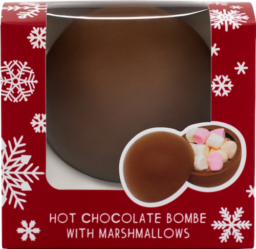 COCOBA Hot Chocolate Bombe with Marshmallows 50g (Pack of 12)