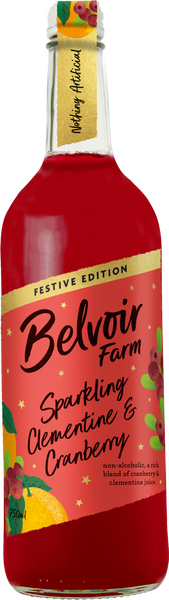 BELVOIR Sparkling Clementine & Cranberry 75cl (Pack of 6)