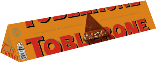 TOBLERONE Milk Choc / Nougat & Gingery Orange Peel 360g (Pack of 10)