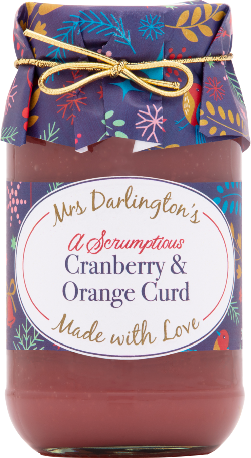 DARLINGTON'S Cranberry & Orange Curd 320g (Pack of 6)