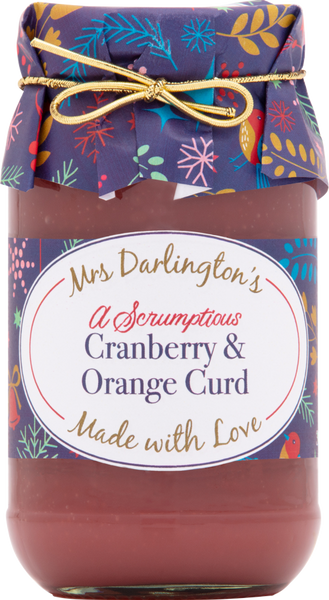 DARLINGTON'S Cranberry & Orange Curd 320g (Pack of 6)