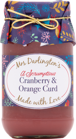 DARLINGTON'S Cranberry & Orange Curd 320g (Pack of 6)