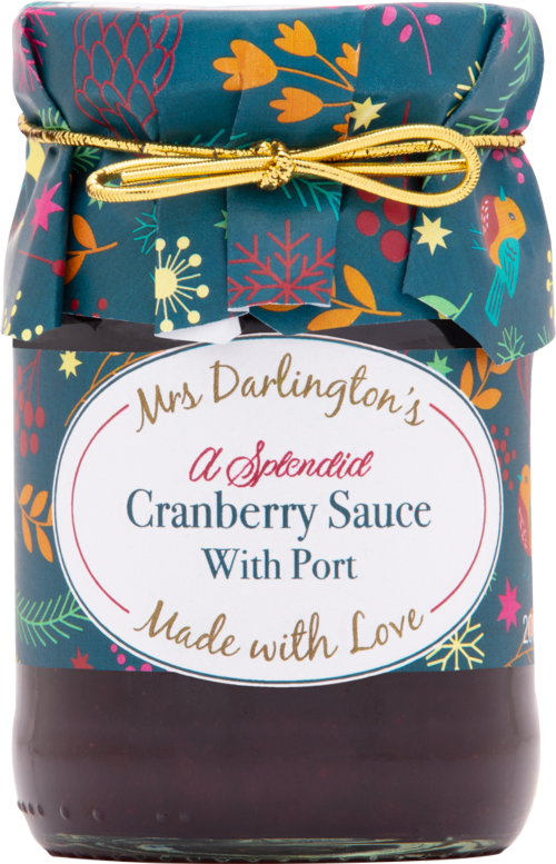 DARLINGTON'S Cranberry Sauce with Port 200g (Pack of 6)