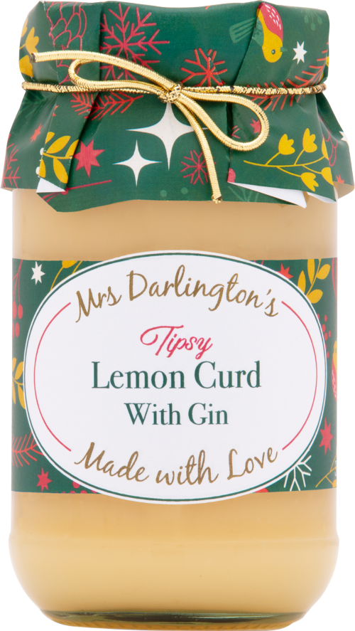 DARLINGTON'S Tipsy Lemon Curd with Gin 320g (Pack of 6)