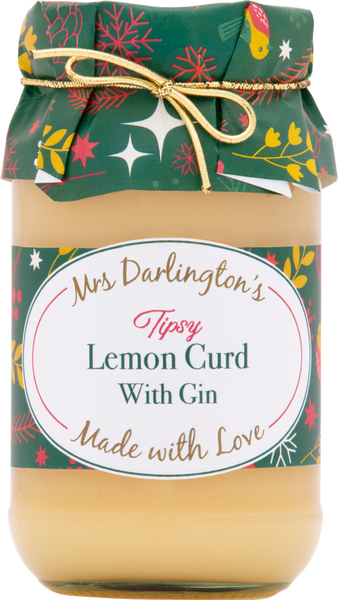 DARLINGTON'S Tipsy Lemon Curd with Gin 320g (Pack of 6)