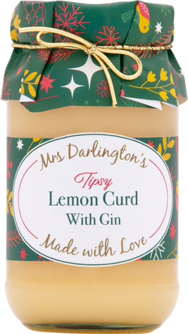 DARLINGTON'S Tipsy Lemon Curd with Gin 320g (Pack of 6)