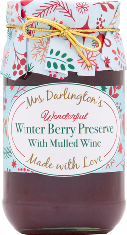 DARLINGTON'S Winter Berry Preserve with Mulled Wine 340g (Pack of 6)