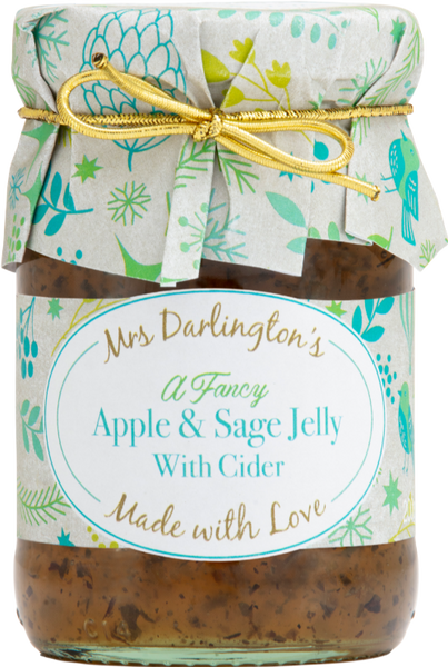 DARLINGTON'S Apple & Sage Jelly with Cider 212g (Pack of 6)