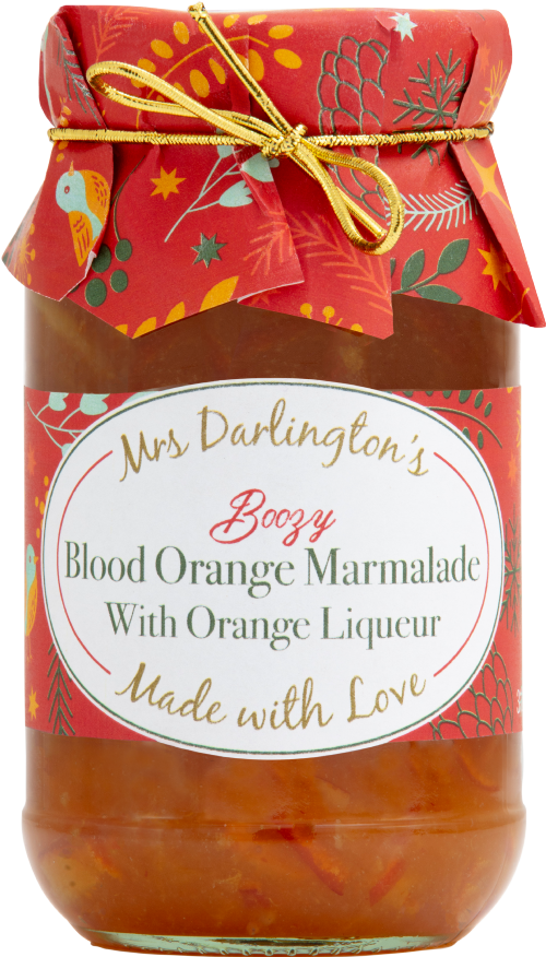 DARLINGTON'S Blood Orange Marmalade with Orange Liqueur 340g (Pack of 6)