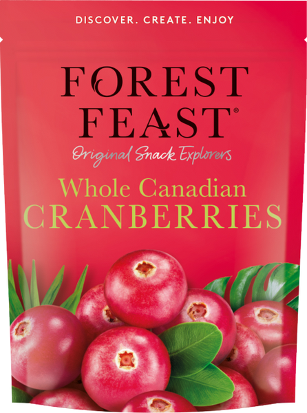 FOREST FEAST Whole Canadian Cranberries 170g (Pack of 6)