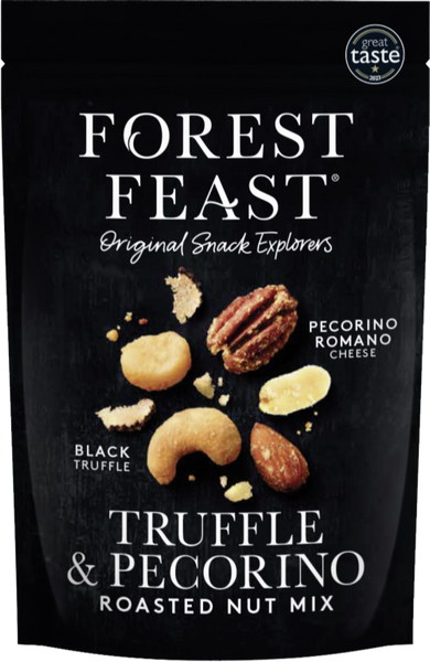 FOREST FEAST Roasted Nut Mix - Truffle & Pecorino 120g (Pack of 8)