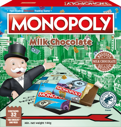 GAMES FOR MOTION Monopoly with Chocolate Pieces 144g (Pack of 6)