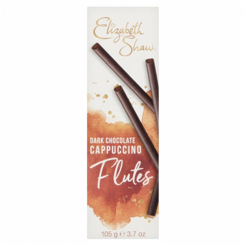 ELIZABETH SHAW Dark Chocolate Cappuccino Flutes 105g (Pack of 10)