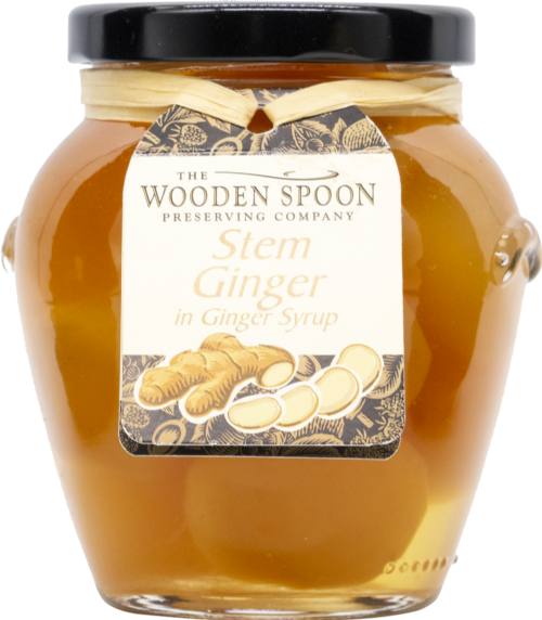 WOODEN SPOON Stem Ginger in Ginger Syrup 395g (Pack of 6)