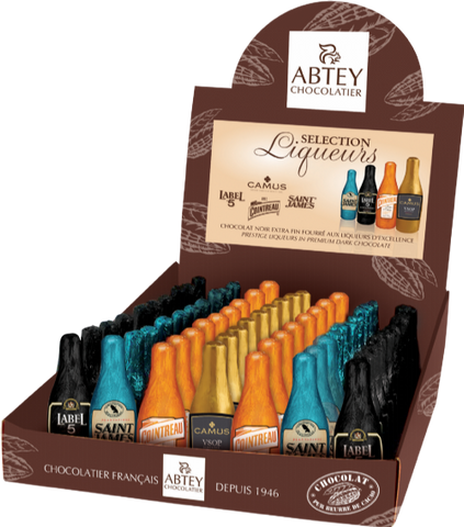 ABTEY Assorted Liqueur Bottles in Display Carton 13g (Pack of 70)