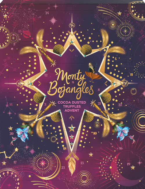 MONTY BOJANGLES Cocoa Dusted Truffles Advent Calendar 235g (Pack of 9)