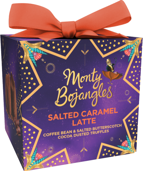 MONTY BOJANGLES Salted Caramel Latte Truffles Gift 100g (Pack of 6)