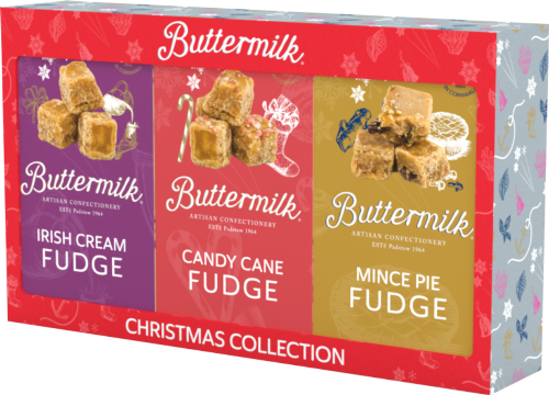 BUTTERMILK Christmas Fudge Collection 300g (Pack of 6)