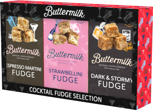 BUTTERMILK Cocktail Fudge Selection 300g (Pack of 6)