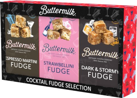 BUTTERMILK Cocktail Fudge Selection 300g (Pack of 6)