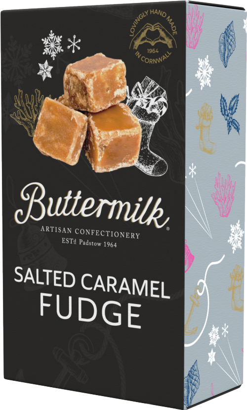 BUTTERMILK Salted Caramel Fudge - Festive Edition 100g (Pack of 7)