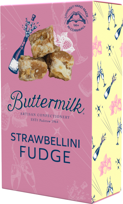 BUTTERMILK Strawbellini Fudge 100g (Pack of 7)