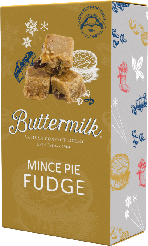 BUTTERMILK Mince Pie Fudge 100g (Pack of 7)