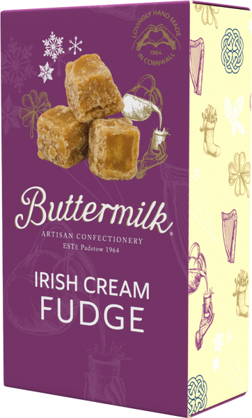 BUTTERMILK Irish Cream Fudge 100g (Pack of 7)