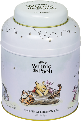 NEW ENGLISH TEAS Winnie the Pooh Caddy - Afternoon Tea 80T/B (Pack of 8)