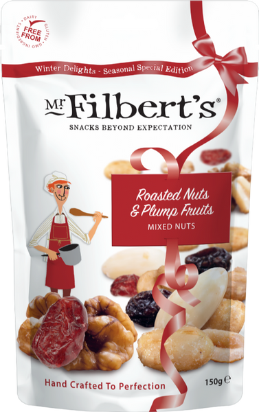 MR FILBERT'S Roasted Nuts & Plump Fruits Mixed Nuts 150g (Pack of 12)