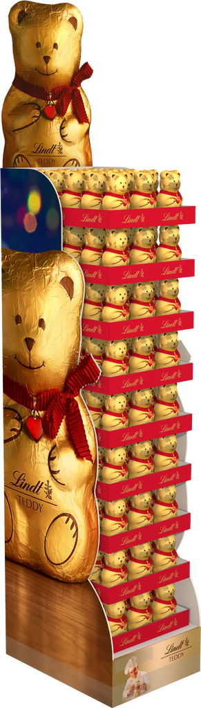 LINDT Milk Chocolate Teddy FDU 100g (Pack of 135)