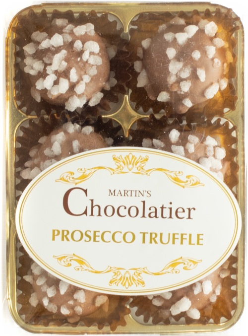 MARTIN'S CHOCOLATIER Prosecco Truffles 78g (Pack of 6)