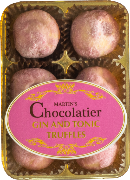 MARTIN'S CHOCOLATIER Gin & Tonic Truffles 78g (Pack of 6)