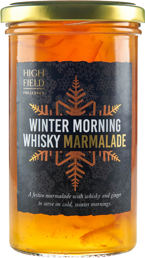 HIGHFIELD PRESERVES Winter Morning Whisky Marmalade 320g (Pack of 6)