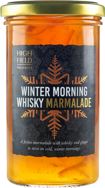 HIGHFIELD PRESERVES Winter Morning Whisky Marmalade 320g (Pack of 6)