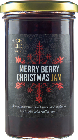 HIGHFIELD PRESERVES Merry Berry Christmas Jam 320g (Pack of 6)