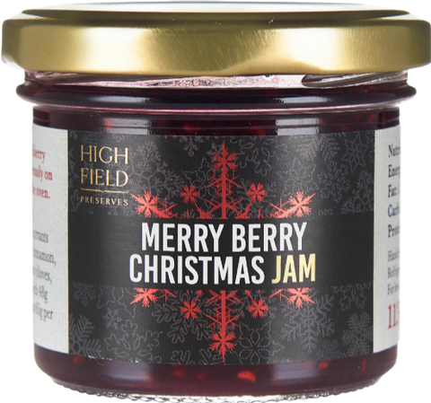 HIGHFIELD PRESERVES Merry Berry Christmas Jam 113g (Pack of 12)