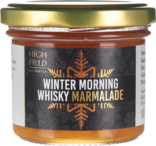 HIGHFIELD Winter Morning Whisky Marmalade 113g (Pack of 12)