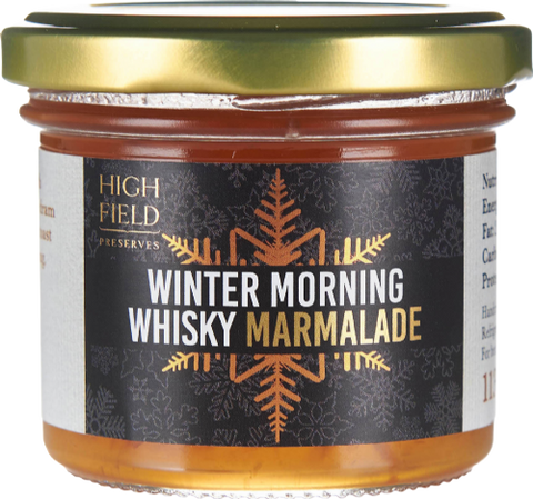 HIGHFIELD Winter Morning Whisky Marmalade 113g (Pack of 12)