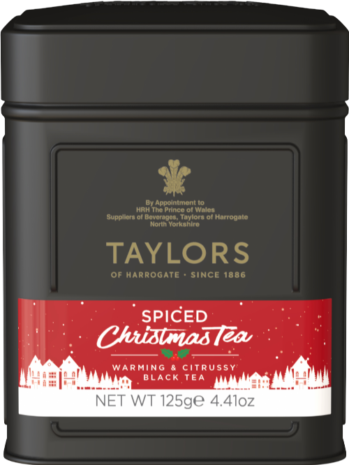 TAYLORS Spiced Christmas Leaf Tea - Caddy 125g (Pack of 6)