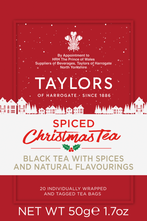 TAYLORS Spiced Christmas Teabags 20's 50g (Pack of 6)