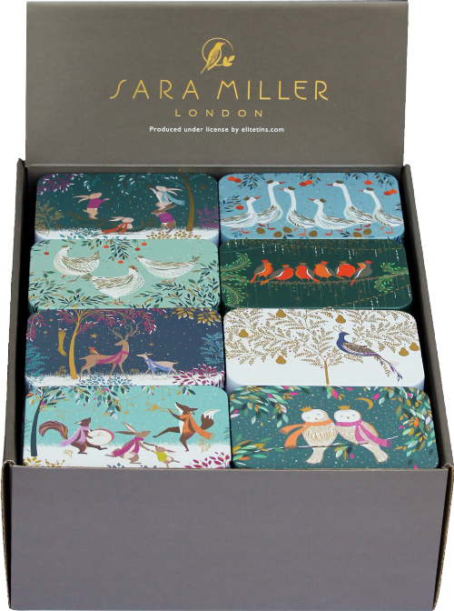 TIN TREATS Sara Miller Pocket Tins with Mint Imperials 80g (Pack of 32)
