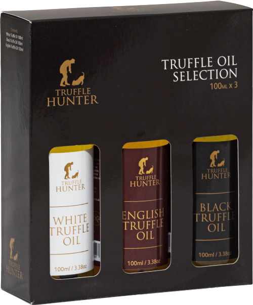 TRUFFLE HUNTER Truffle Oil Selection Gift Set 3X100ml (Pack of 6)